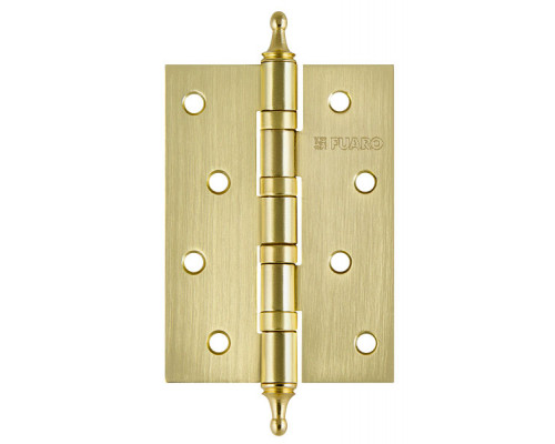 Петля Fuaro (Фуаро) универсальная IN4400UA-BL SB (4BB/A/BL 100x75x2,5) мат. золото БЛИСТЕР