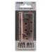 Петля Fuaro (Фуаро) универсальная без врезки IN4500W-BL AC (500-2BB/BL 100x2,5) медь БЛИСТЕР