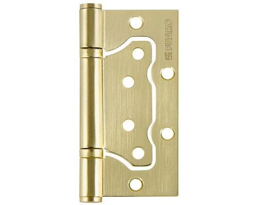 Петля Fuaro (Фуаро) универсальная без врезки IN4500W-BL SB (500-2BB/BL 100x2,5) мат. золото БЛИСТЕР