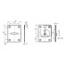 Накладка Fuaro (Фуаро) на сувальдный замок ESC.S-lift+S/K.set (ESC081/082) мат.никель (2шт.)