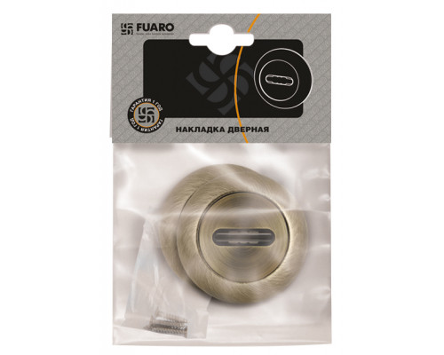 Накладка Fuaro (Фуаро) на сувальдный замок SC.R.RM54 (SC RM) SN/CP-3 матовый никель/хром