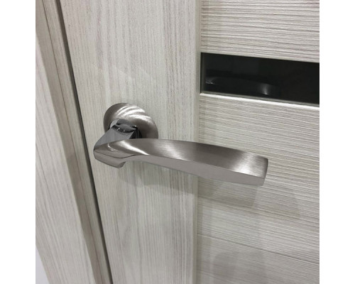 Ручка Fuaro (Фуаро) раздельная R.AR54.BOSTON (BOSTON AR) 140mm SN/CP-3 матовый никель/хром