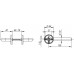 Ручка Fuaro (Фуаро) раздельная R.DSS304-0201/19 (DSS-0201/19) INOX 304