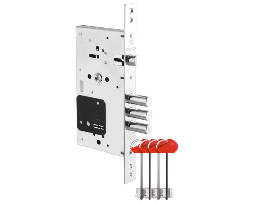Замок Fuaro (Фуаро) врезной сувальдный MDV25/S-60.85.3R16 4key