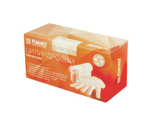 Цилиндровый Fuaro (Фуаро) механизм (D-PRO500/70) DD-PRO5000Key70(30+10+30) CP хром 5Key