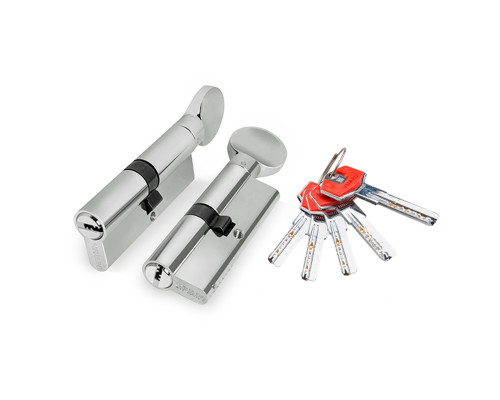 Цилиндровый Fuaro (Фуаро) механизм (D-PRO502/110) D-PRO5002Knob110(55+10+45) CP хром 5Key