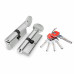 Цилиндровый Fuaro (Фуаро) механизм (D-PRO502/110) D-PRO5002Knob110(45+10+55) CP хром 5Key