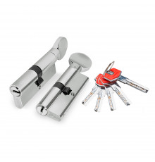 Цилиндровый Fuaro (Фуаро) механизм (D-PRO502/100) D-PRO5002Knob100(45+10+45) CP хром 5Key