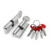 Цилиндровый Fuaro (Фуаро) механизм (D-PRO502/70) D-PRO5002Knob70(30+10+30) CP хром 5Key
