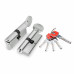 Цилиндровый Fuaro (Фуаро) механизм (D-PRO502/70) D-PRO5002Knob70(30+10+30) CP хром 5Key