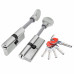 Цилиндровый Fuaro (Фуаро) механизм (D-PRO507/80) D-PRO5007Tang80(45+10+25) CP хром 5Key со штоком