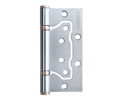 Петля Fuaro (Фуаро) универсальная без врезки IN4500W-BL SSC (500-2BB/BL 100x2,5) сатинированный хром БЛИСТЕР