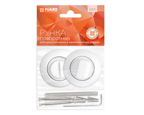Ручка Fuaro (Фуаро) поворотная BK6.R.RM54 (BK6 RM) WH-19 белый