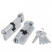 Цилиндровый Fuaro (Фуаро) механизм (200 ZM/110) 2000ZMKnob110(55+10+45) CP хром 5Key с вертушкой