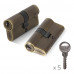 Цилиндровый Fuaro (Фуаро) механизм (100 ZA/60) 1000ZAKey60(25+10+25) AB бронза 5Key