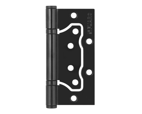 Петля Fuaro (Фуаро) универсальная без врезки IN4500W BL (500-2BB 100x2,5) черный матовый