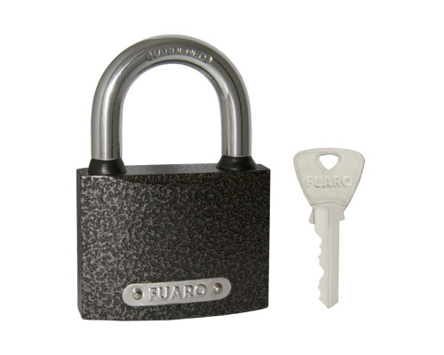Замок Fuaro (Фуаро) навесной PL-UNI-0150 (PL-01-50) 3key англ. /блистер