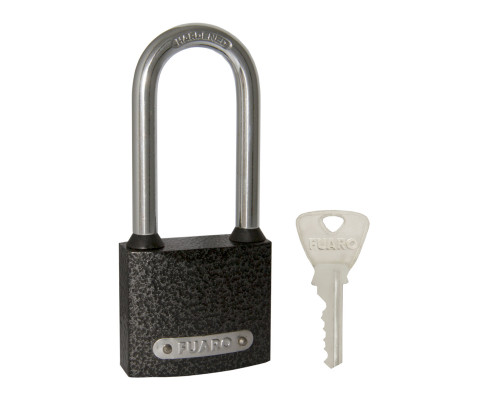 Замок Fuaro (Фуаро) навесной PL-UNI-0150-L (PL-01-50-L) 3key англ. /блистер