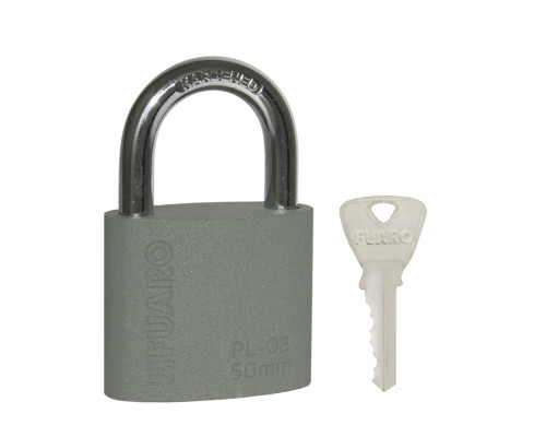 Замок Fuaro (Фуаро) навесной PL-PROTEC-0250 3key (PL-02-50) англ. /блистер