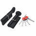 Цилиндровый Fuaro (Фуаро) механизм (D-PRO502/60) D-PRO5002Knob60(25+10+25) BL черный 5Key