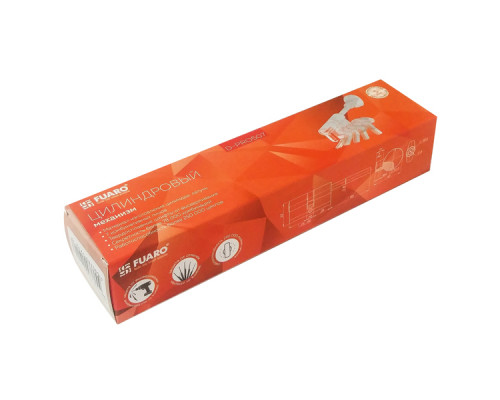 Цилиндровый Fuaro (Фуаро) механизм (D-PRO507-8) D-PRO5007-8Key75(40+10+25) CP хром 5+1Key со штоком перекод.