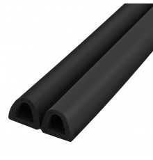 Уплотнитель Fuaro (Фуаро) самоклеящийся ADH/D-12x12mm, BLACK черный 150m