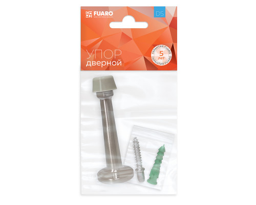 Упор Fuaro (Фуаро) дверной настенный STOPPER/15 (DS-15) SN-3 мат.никель