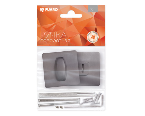 Ручка Fuaro (Фуаро) поворотная BK6.K.SL52 (BK6 SL) GR-23 графит