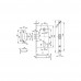Корпус Fuaro (Фуаро) врезного замка c защёлкой PLASTP85C-50 (P85C-50) SSC сатинированный хром