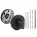 Ручка Fuaro (Фуаро) поворотная BK6.R.DSS201-02 (DSS-02-BK6) (INOX 201) BLACK