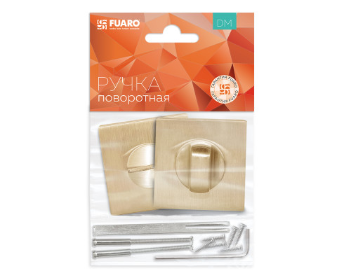 Ручка Fuaro (Фуаро) поворотная BK6.K.DM51 (BK6 DM) SSG-39 сатинированное золото