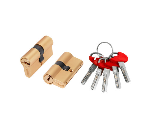 Цилиндровый Fuaro (Фуаро) механизм (D-PRO500/60) D-PRO5000Key60(25+10+25) SSG-39 сатинированное золото 5Key