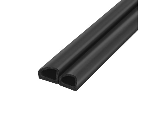 Уплотнитель Fuaro (Фуаро) без клеевой основы WADH/D-14,5x13,5mm (031), BLACK черный 100 m