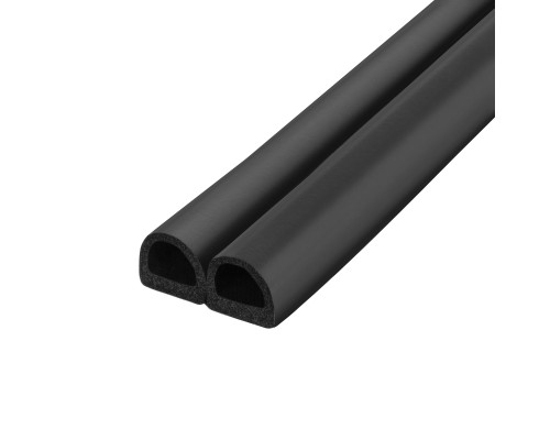 Уплотнитель Fuaro (Фуаро) самоклеящийся ADH/D-14,2x12,7mm (127), BLACK черный 120 m