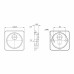 Накладка Fuaro (Фуаро) DEF.MSC/K-EXT.6212 BL-24 черный