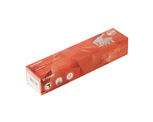 Цилиндровый Fuaro (Фуаро) механизм D-PRO5007 Tang 80 w/k (45+10+25) BL-24 черный 5Key без верт.