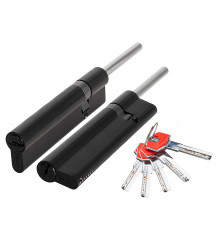Цилиндровый Fuaro (Фуаро) механизм D-PRO5007 Tang 90 w/k (55+10+25) BL-24 черный 5Key без верт.
