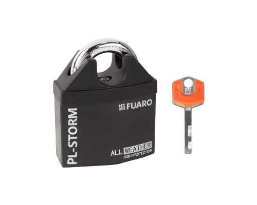 Замок Fuaro (Фуаро) навесной PL-STORM-3660 4 key (дисковый ключ)