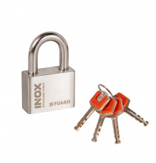 Замок Fuaro (Фуаро) навесной PL-INOX FORCE IF-60 4 key (дисковый ключ)