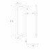 Ручка-скоба Fuaro (Фуаро) PULL.PH38/600.26 INOX 304 (PH-26-38/600-INOX) BLACK