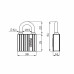 Замок Fuaro (Фуаро) навесной PL-UNI-0438 3key