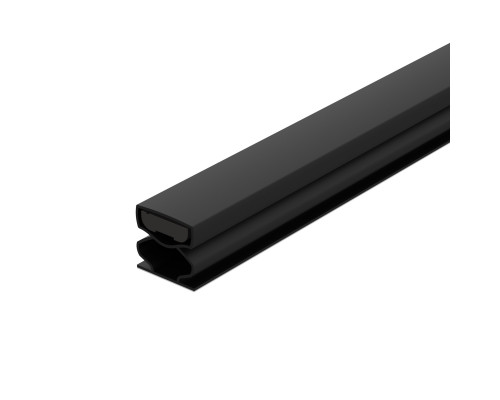 Уплотнитель Fuaro (Фуаро) магнитный самоклеящийся ADH/M-14,5x12,5 мм, черный 2,1 м (120 шт. в упак)