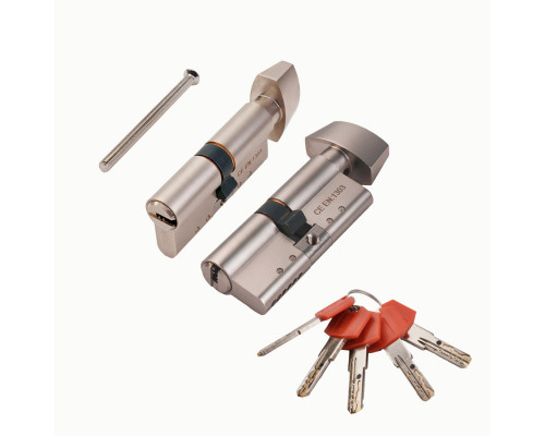 Цилиндровый Fuaro (Фуаро) механизм 4 класса безопасности X-PRO5002 Knob 70 (30+10+30) SN-3 короткий шток с верт.