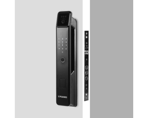 Ручка-автомат Fuaro (Фуаро) для замка врезного SLA-02.60.85 auto Tuya WiFi, черная