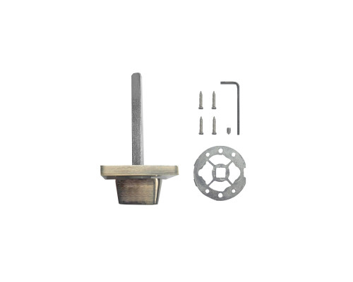 Ручка Fuaro (Фуаро) поворотная BKW8x75.K.RL52 (BKW8x75 RL) ABG-6 зелёная бронза