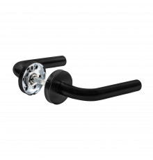 Ручка Fuaro (Фуаро) раздельная R.DSS201-0201/19 (DSS-0201/19) INOX 201 BL-24 черный