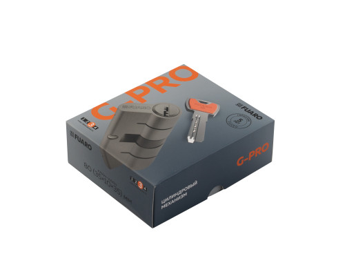 Цилиндровый Fuaro (Фуаро) механизм 3 класса безопасности G-PRO5000 Key 60 (25+10+25) SSC 5Key