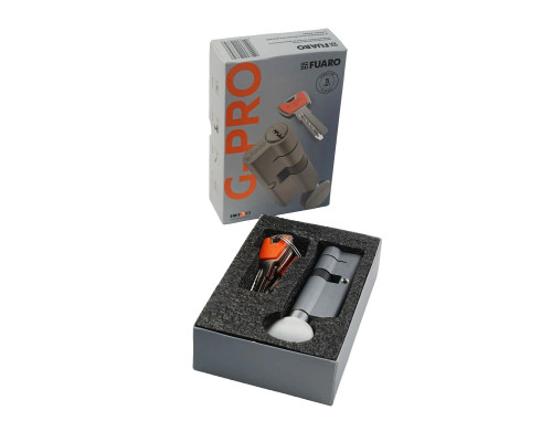 Цилиндровый Fuaro (Фуаро) механизм 3 класса безопасности G-PRO5002 Knob 120 (55+10+55) SSC 5Key