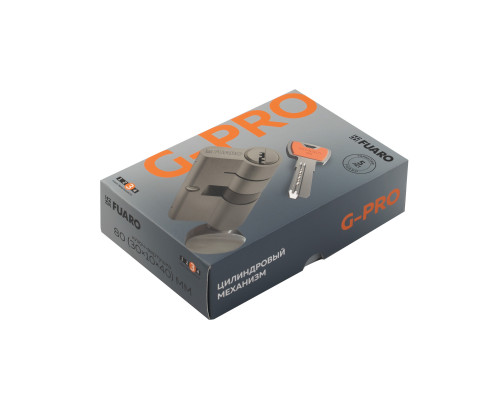 Цилиндровый Fuaro (Фуаро) механизм 3 класса безопасности G-PRO5002 Knob 80 (30+10+40) SSC 5Key