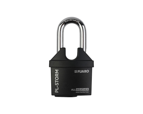 Замок Fuaro (Фуаро) навесной PL-STORM-3660 LS 4 key (дисковый ключ) с удлиненной дужкой